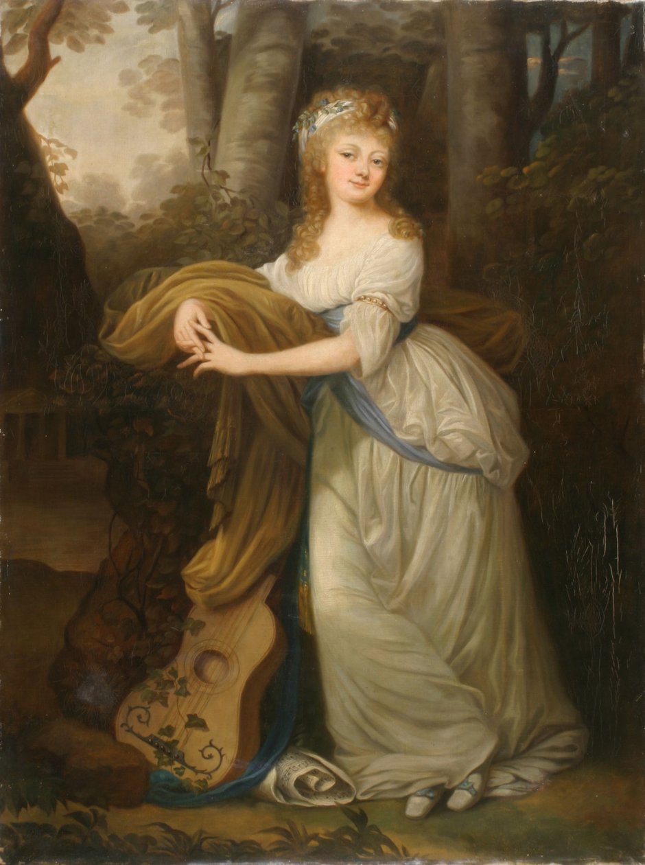 Portrait of Krystyna Magdalena Radziwiłł by Josef Grassi