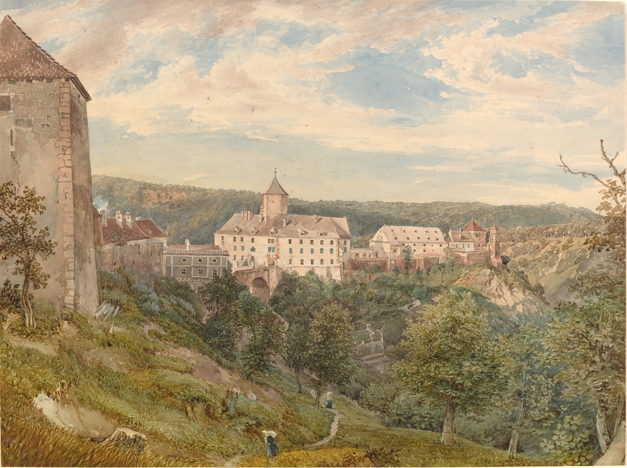 Eichhorn Castle at Evening by Josef Höger