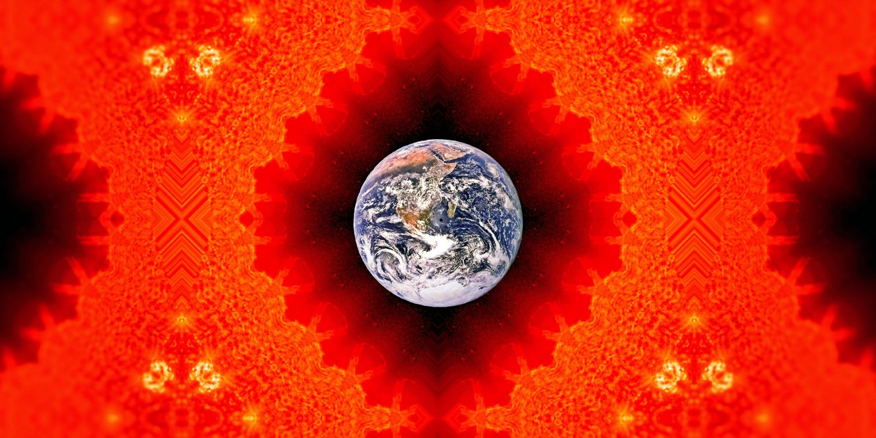 View of Earth from the Sun by Josef Johann Michel