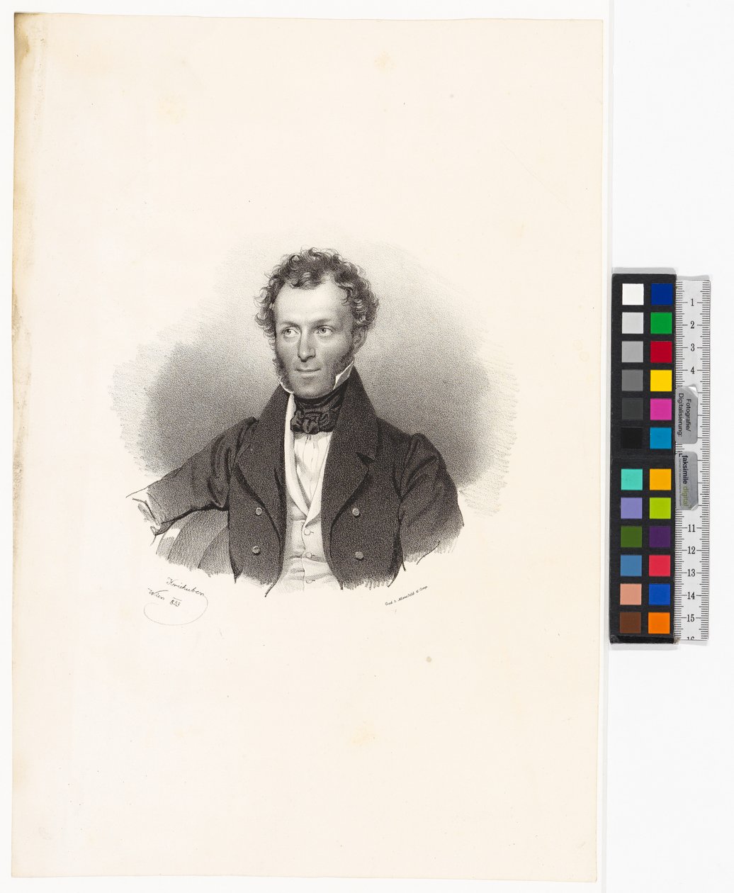 Dr. Josef Berres (?) by Josef Kriehuber