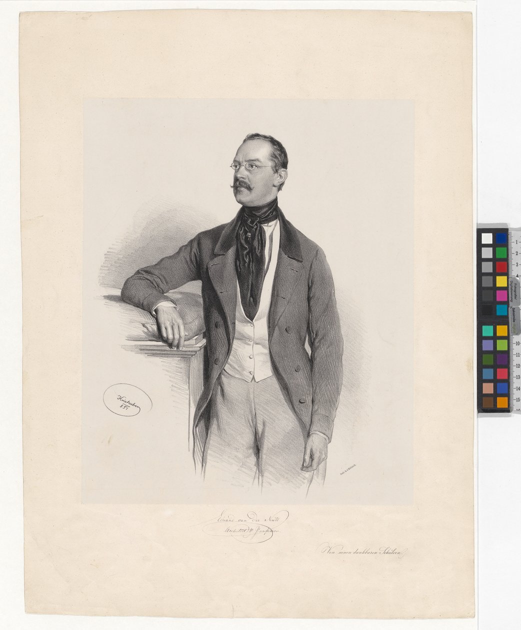 Eduard van der Nüll by Josef Kriehuber