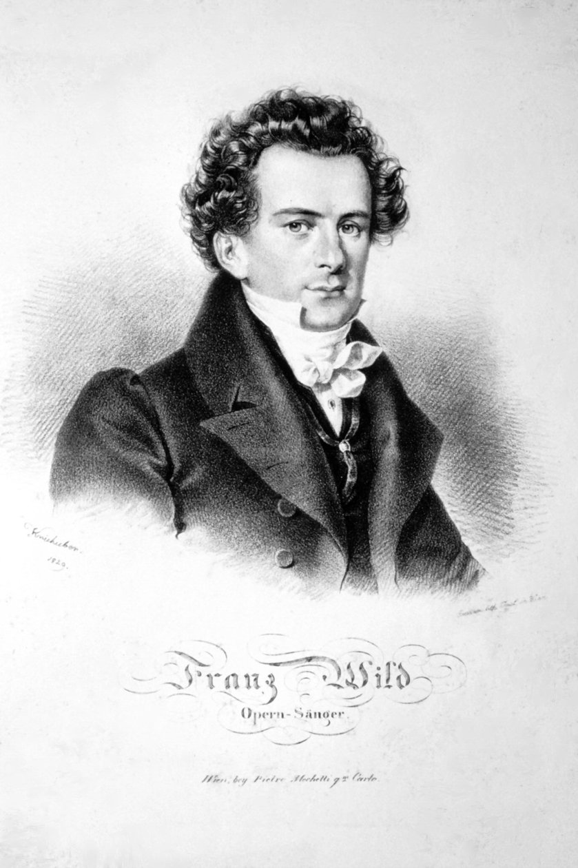 Franz Wild 1829 by Josef Kriehuber