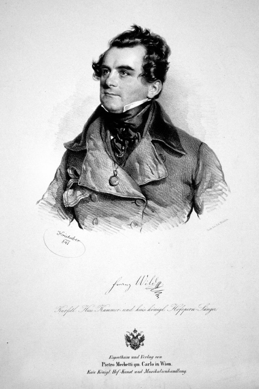 Franz Wild 1841 by Josef Kriehuber