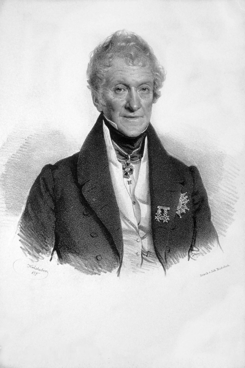 Franz Xaver Ottenfels-Gschwind Lithograph by Josef Kriehuber