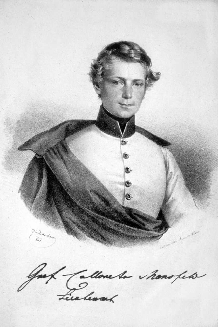 Franz de Paula Colloredo-Mansfeld Lithograph 1 by Josef Kriehuber