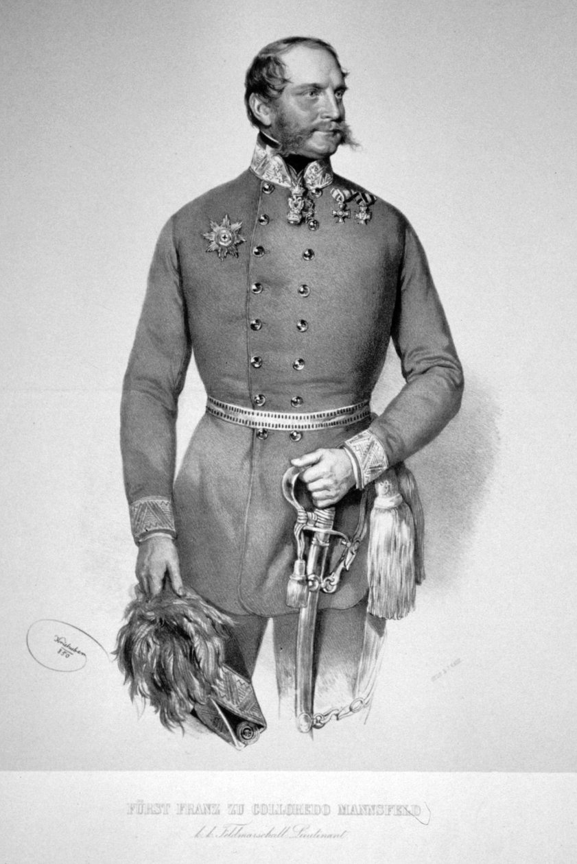 Franz de Paula Colloredo-Mansfeld by Josef Kriehuber