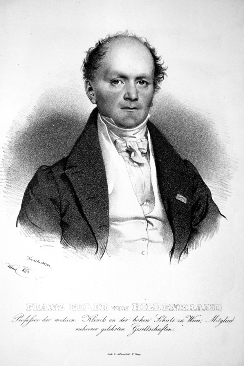 Franz von Hildenbrand Lithograph by Josef Kriehuber