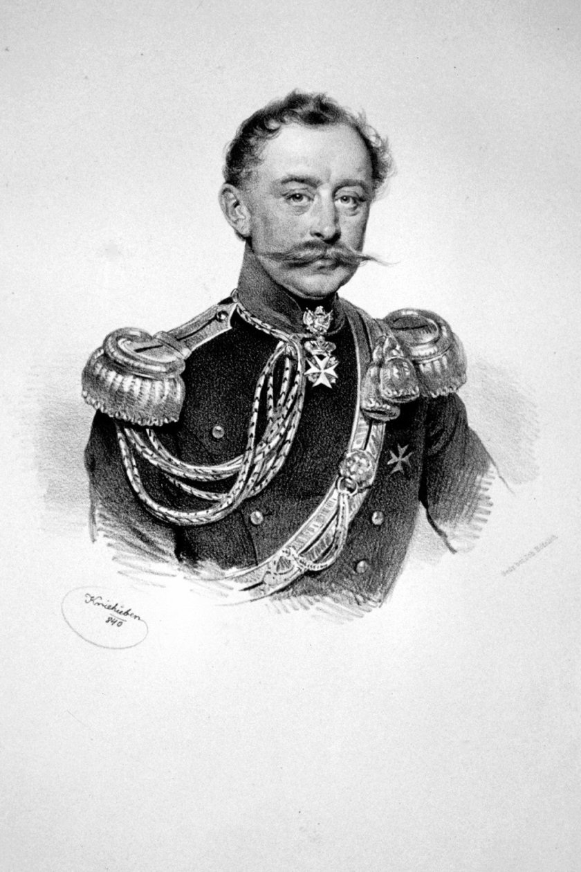 Friedrich Damian Theodor Philipp Schönborn Lithograph by Josef Kriehuber