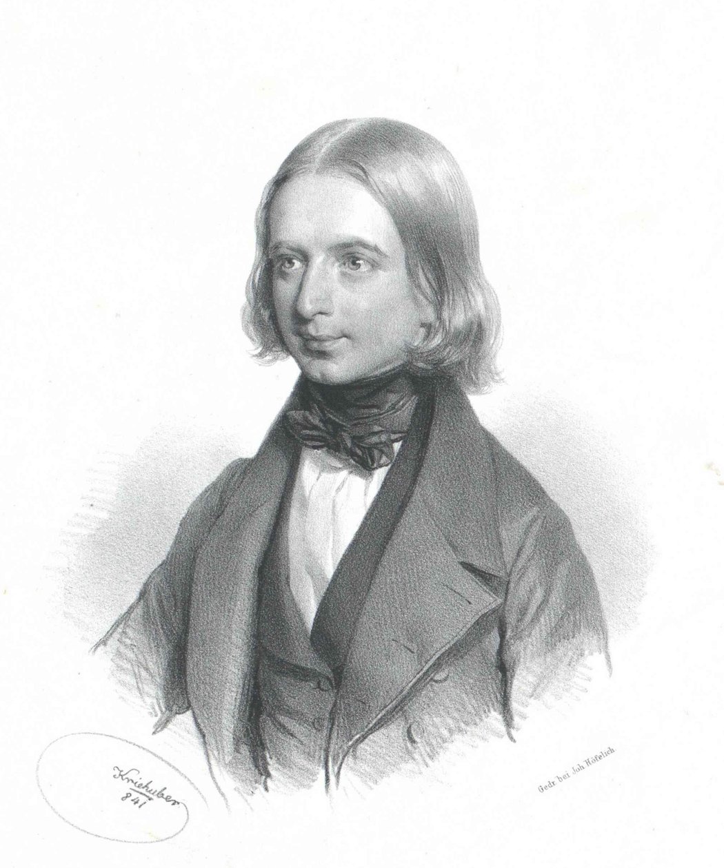 Giulio Regondi by Josef Kriehuber