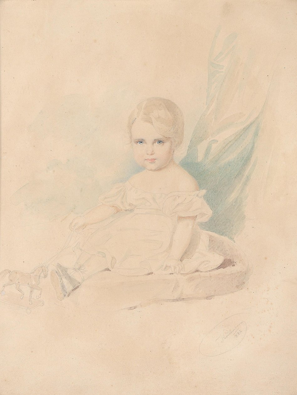 Franz Joseph 1832 by Josef Kriehuber