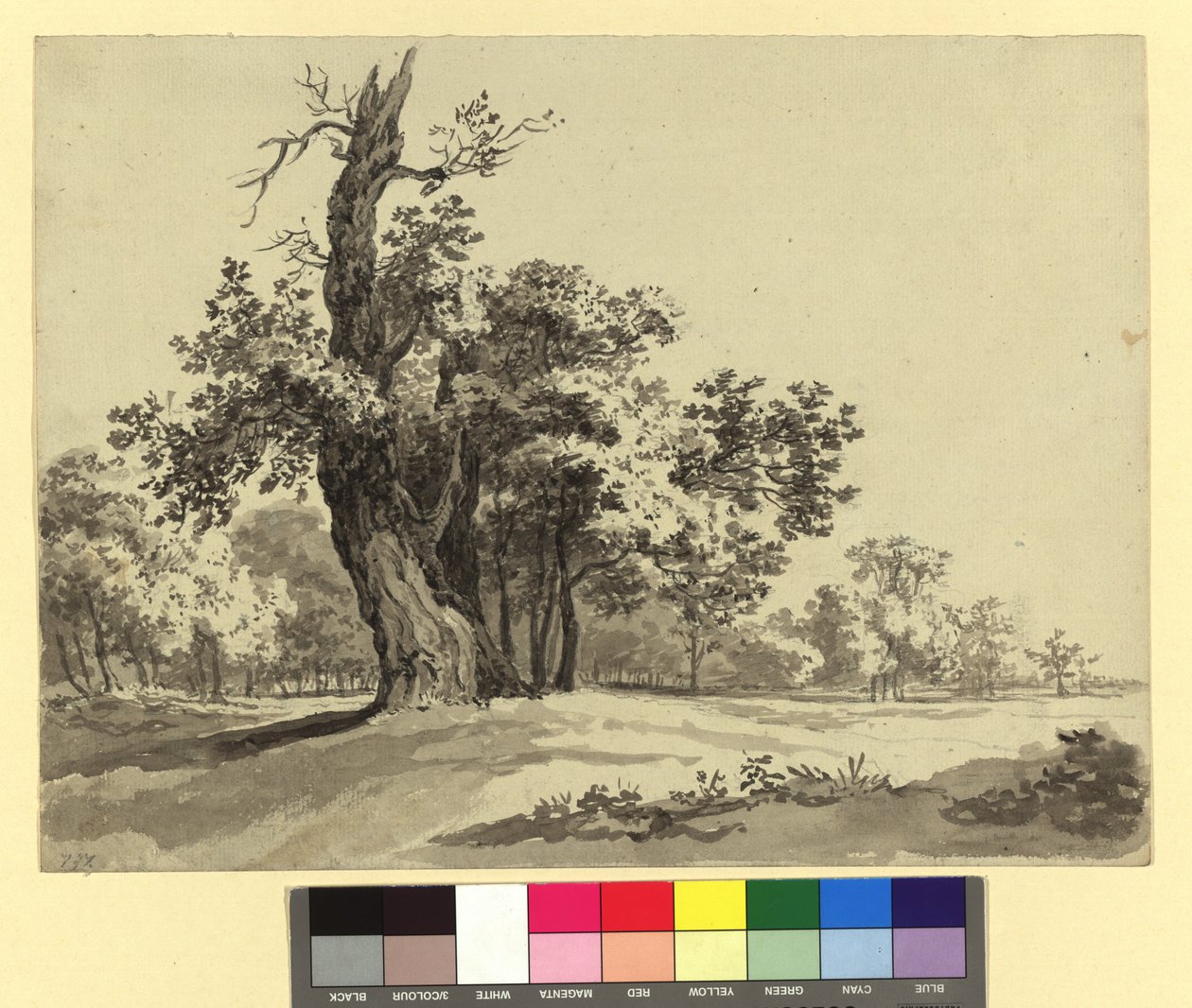 Prater Landscape by Josef Kriehuber