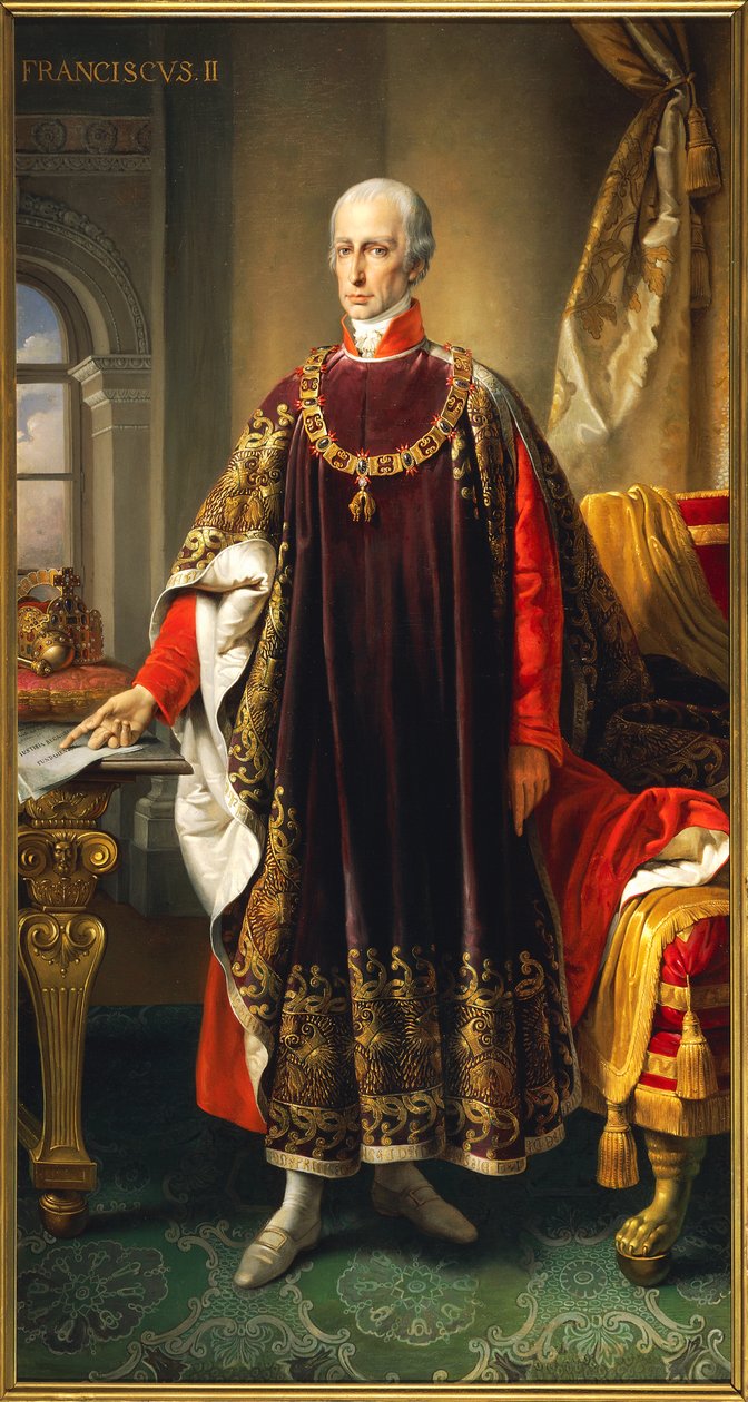 Portrait of Francis Joseph Charles of Hapsburg-Lorraine by Josef and Mayrhofer Friedrich Kiss