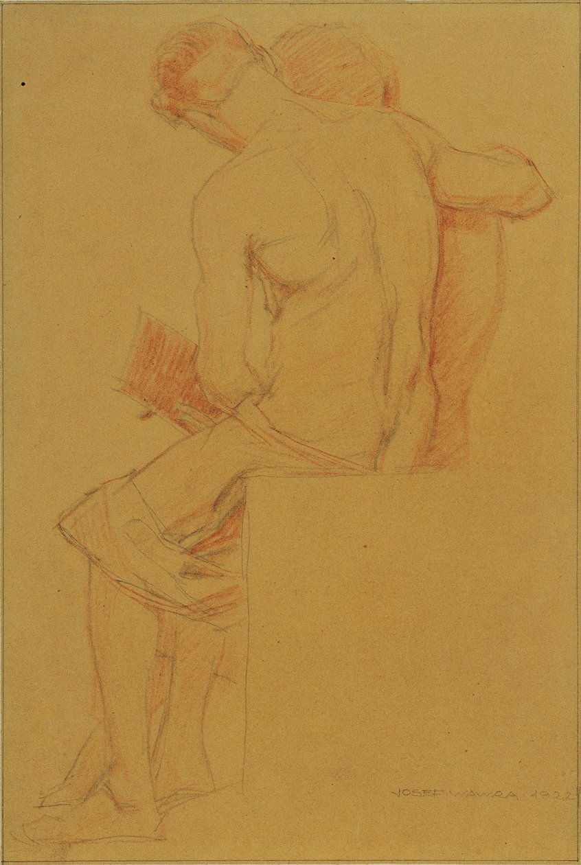 Painter and Model by Josef Wawra