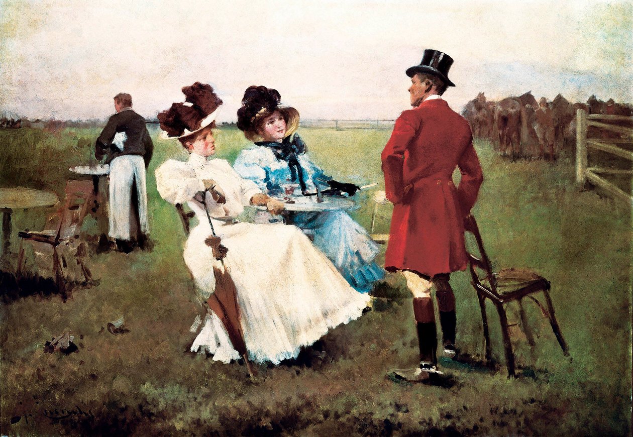 Day in the Campaign by Josep Cusachs y Cusachs