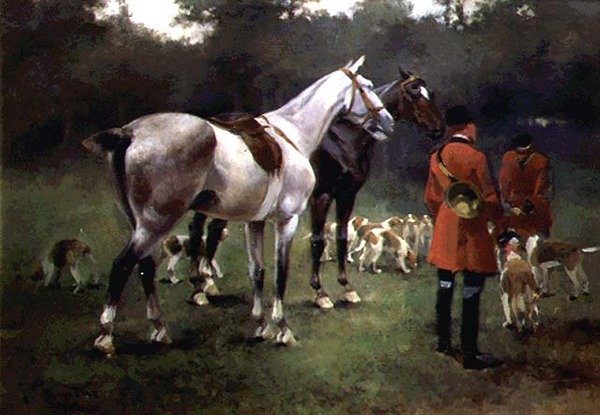 The Hunt by Josep Cusachs y Cusachs