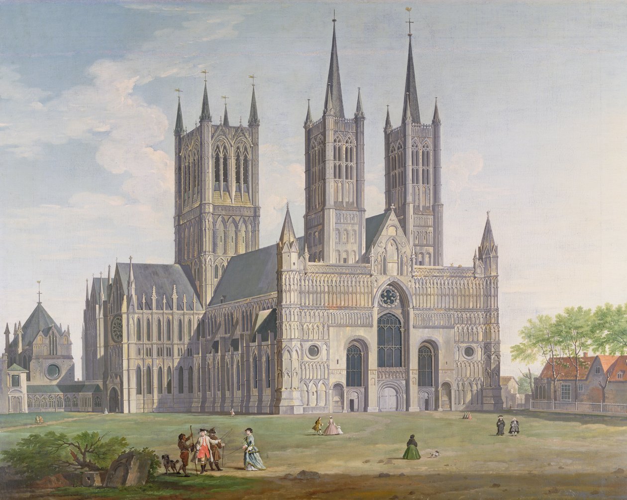 Lincoln Cathedral from the West by Joseph Baker