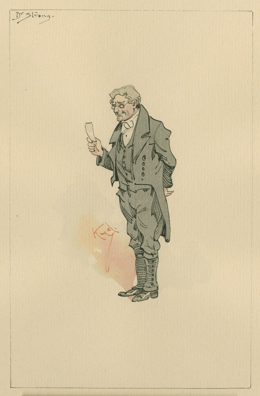 Dr Strong, c.1920s by Joseph Clayton Clarke