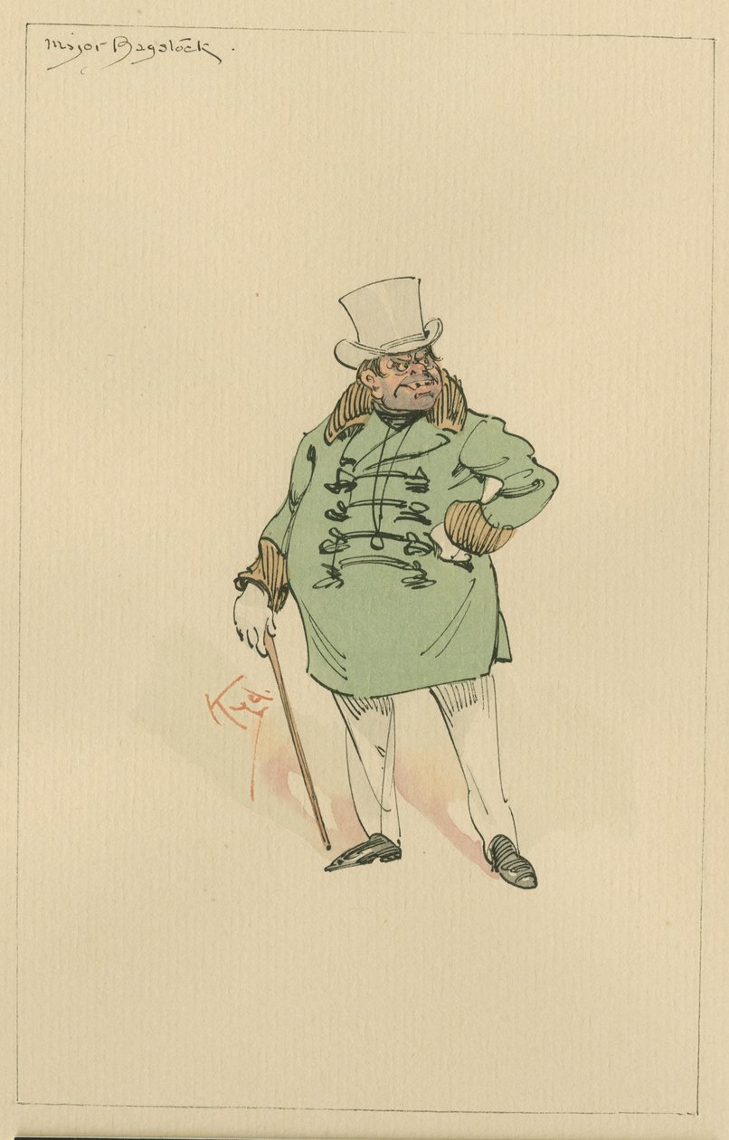 Major Bagstock by Joseph Clayton Clarke