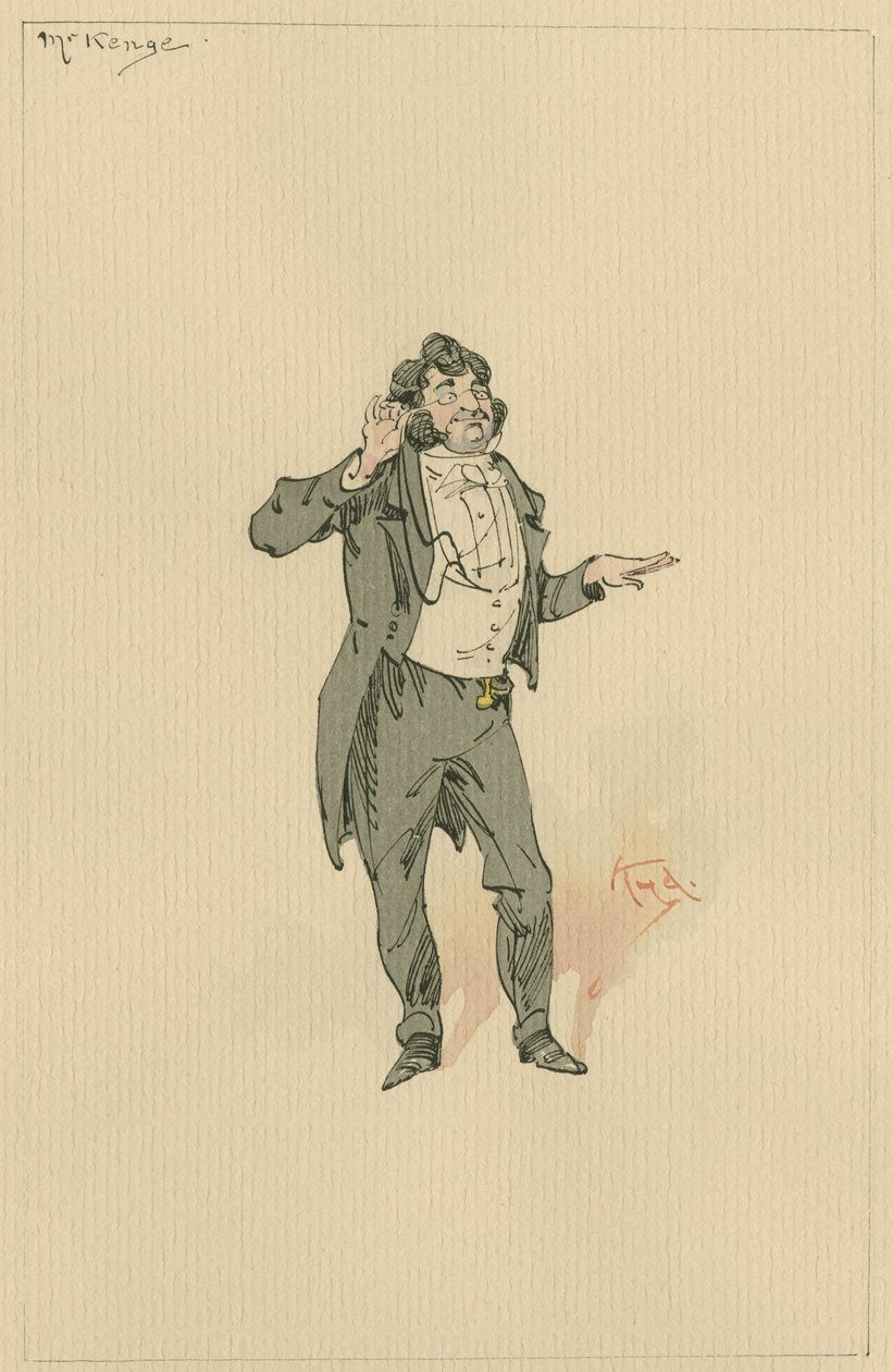 Mr Kenge by Joseph Clayton Clarke