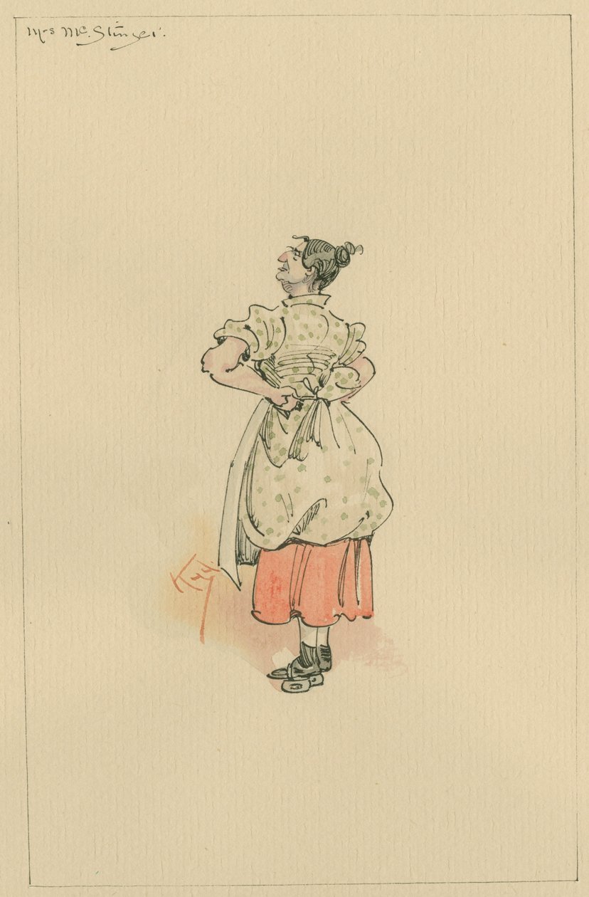 Mrs MacStinger, c.1920s by Joseph Clayton Clarke