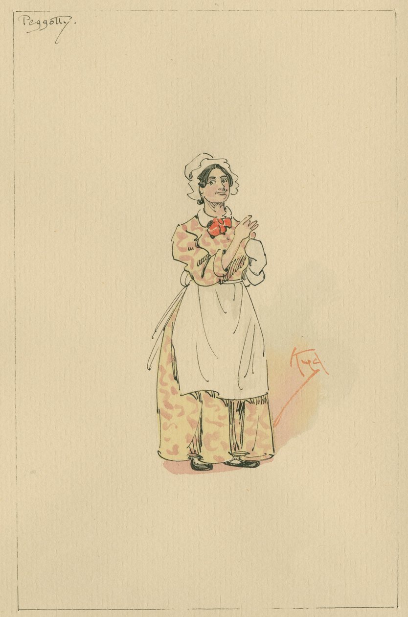 Peggotty by Joseph Clayton Clarke