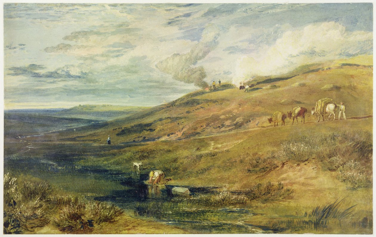 Dartmoor: The Source of the Tamar and the Torridge, c.1813 by Joseph Mallord William Turner