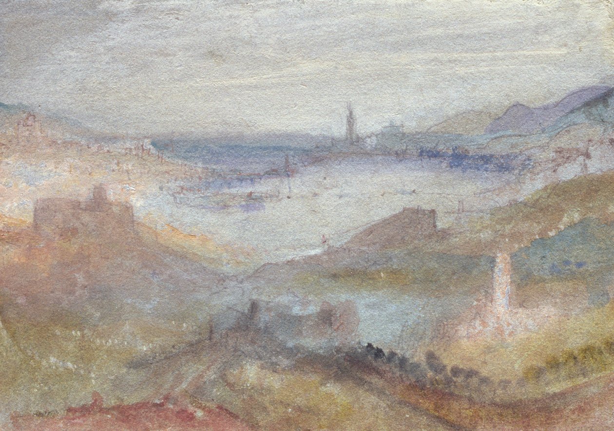 Extensive View of a Lake by Joseph Mallord William Turner