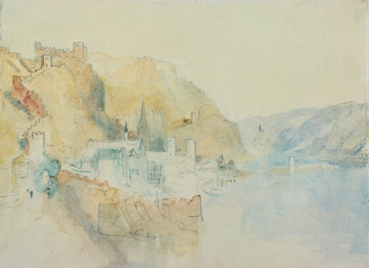On The Rhine by Joseph Mallord William Turner