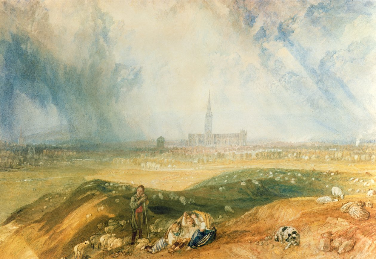 Salisbury Cathedral by Joseph Mallord William Turner