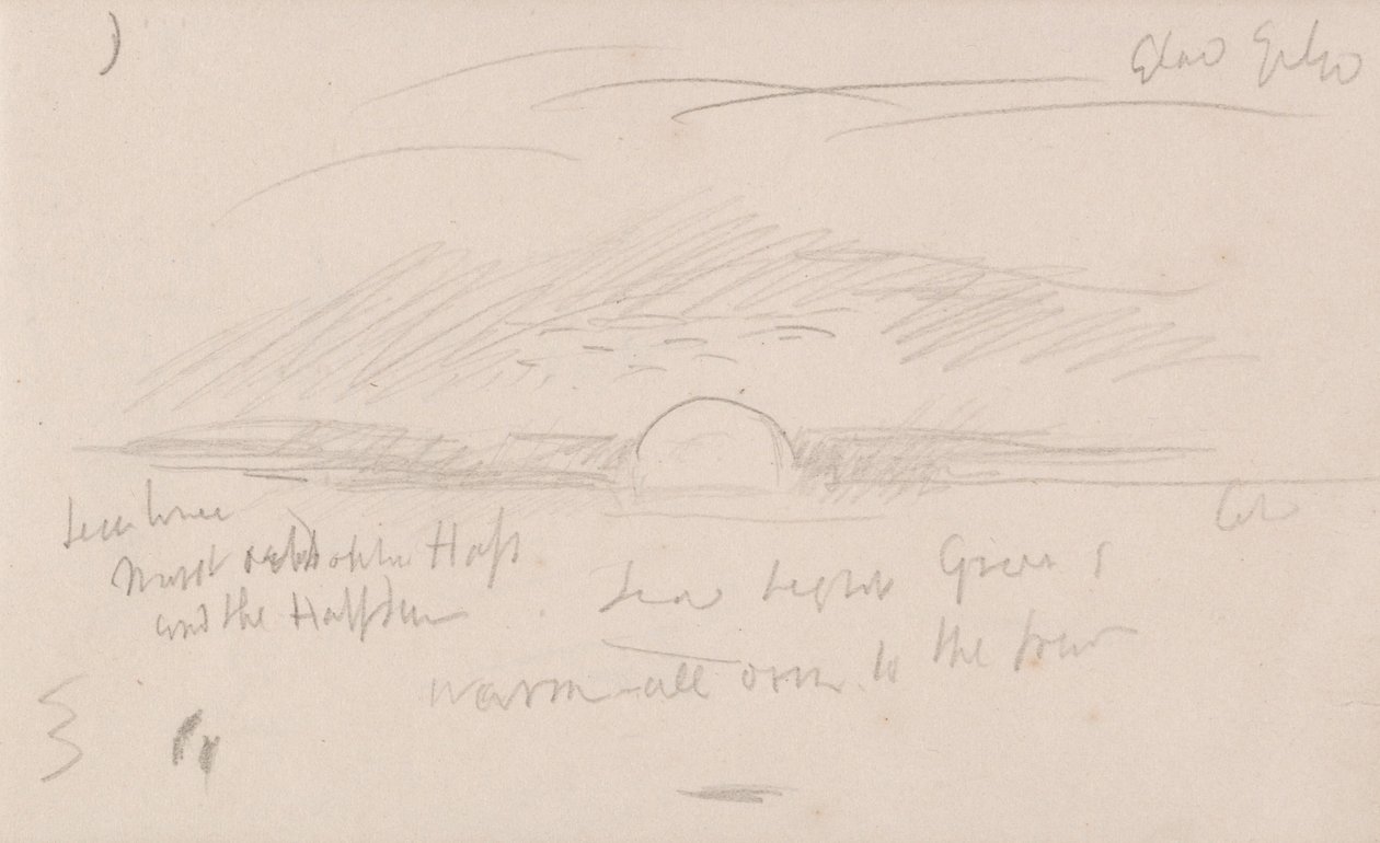The Channel Sketchbook by Joseph Mallord William Turner