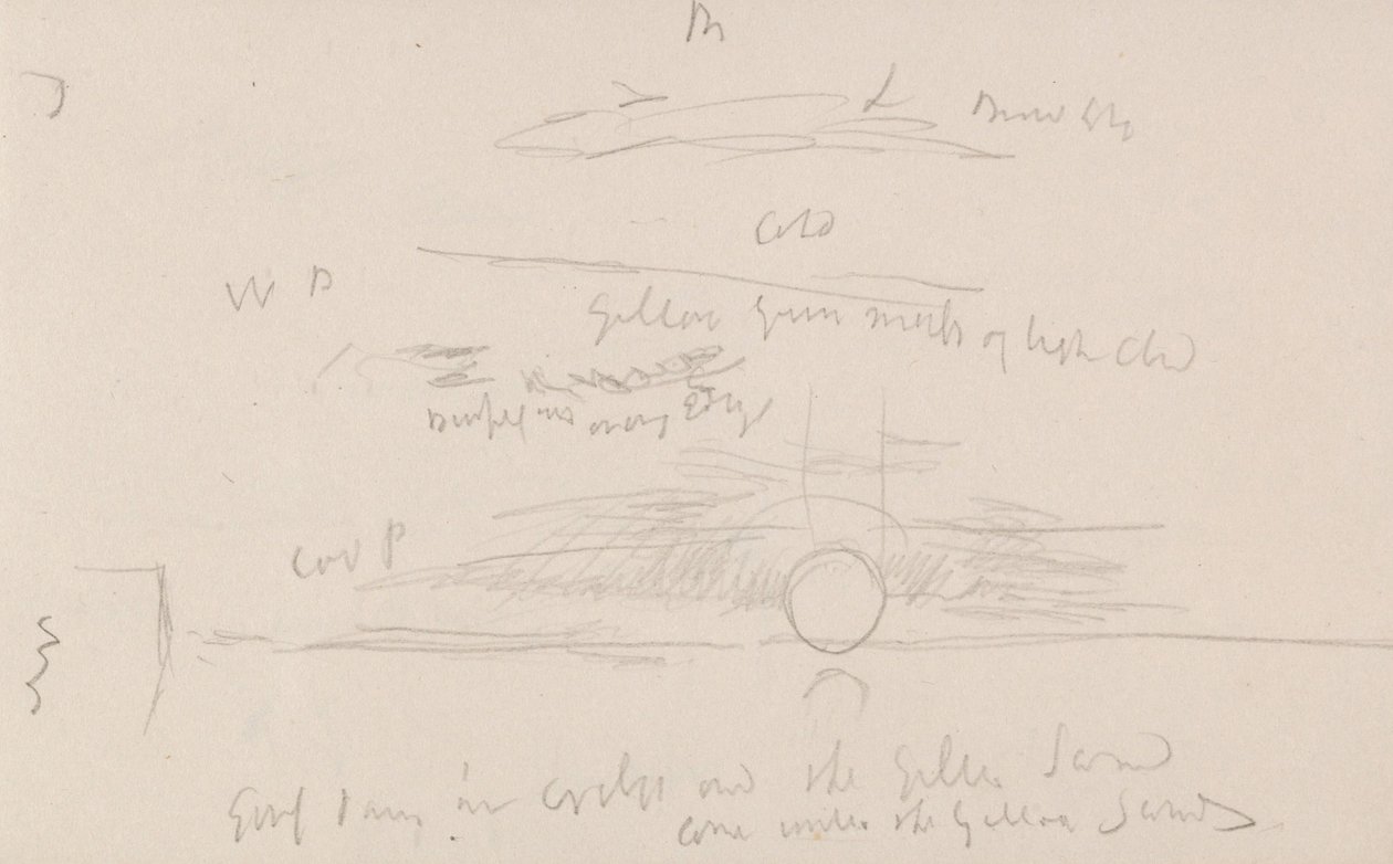 The Channel Sketchbook by Joseph Mallord William Turner