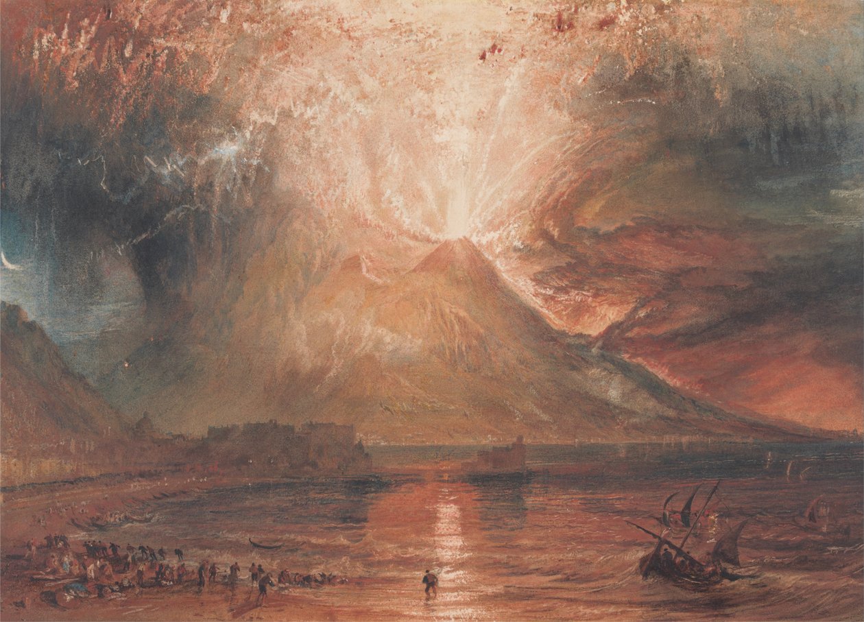 Vesuvius in Eruption by Joseph Mallord William Turner