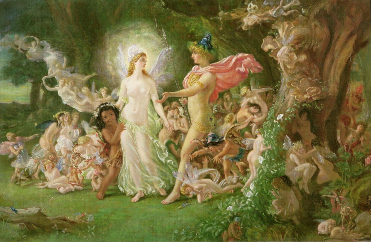 Study for The Quarrel of Oberon and Titania by Joseph Noel Paton