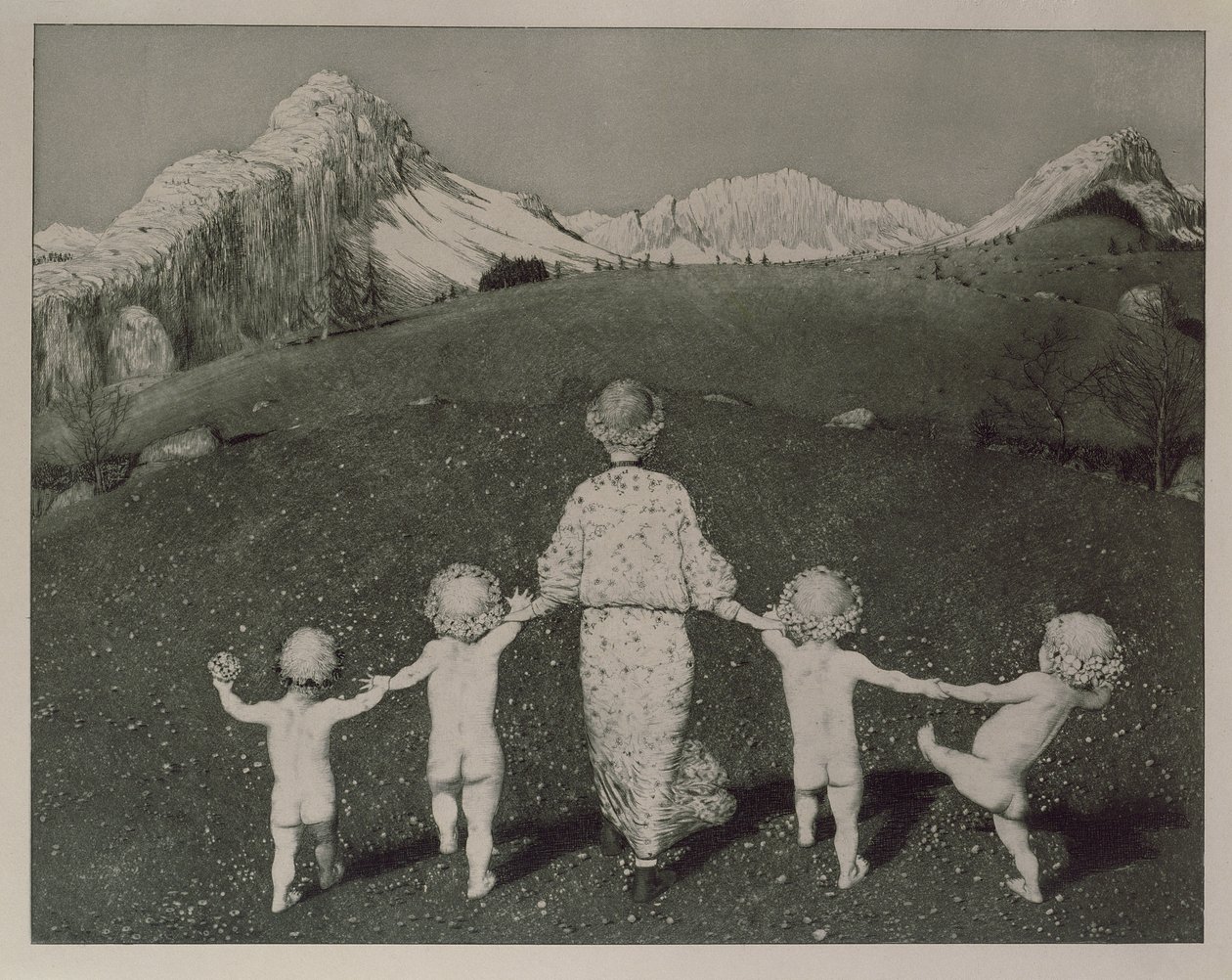 When Spring Comes over the Mountain by Joseph Uhl
