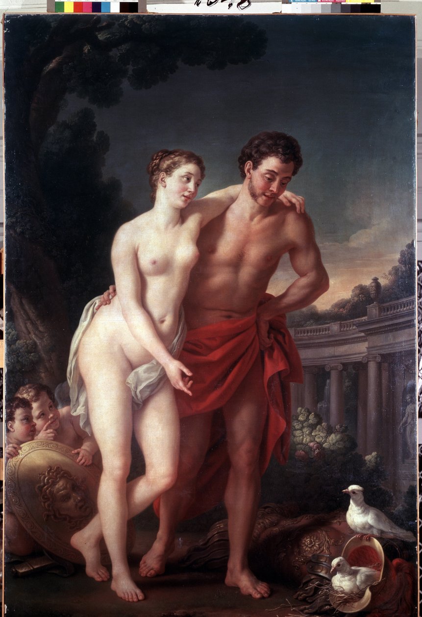 Venus and Mars by Joseph Marie the Elder Vien