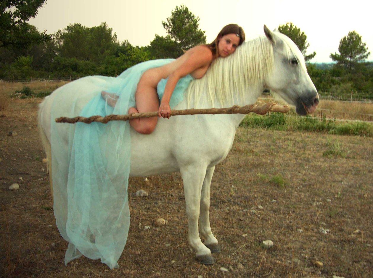 Shaman on Horse by Joseph Angilella Auquier