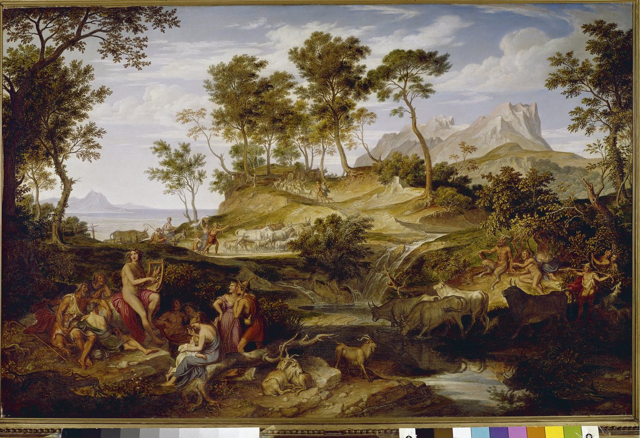 Apollo among the Thessalian Shepherds by Joseph Anton Koch