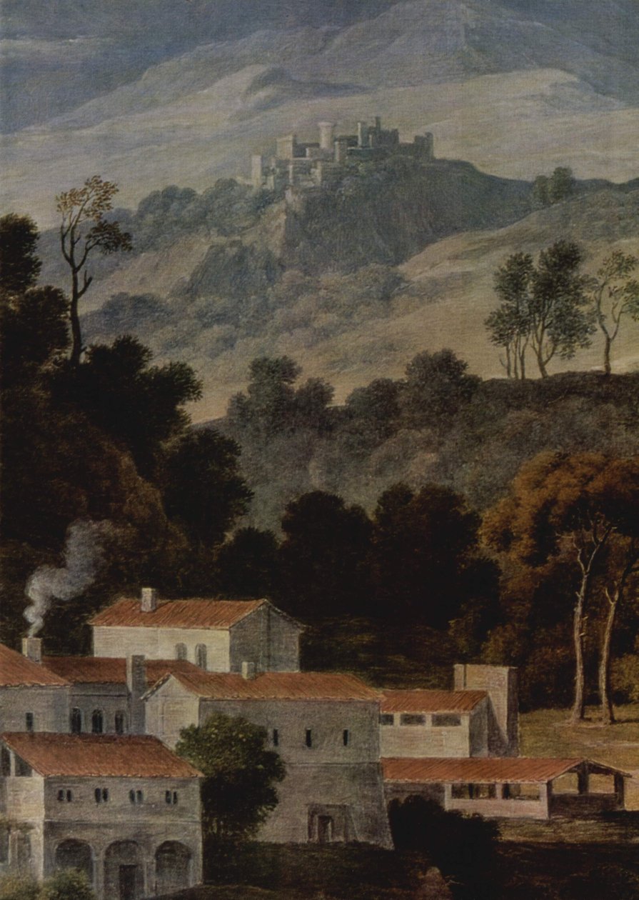 Monastery of San Francesco di Civitella in the Sabine Mountains by Joseph Anton Koch