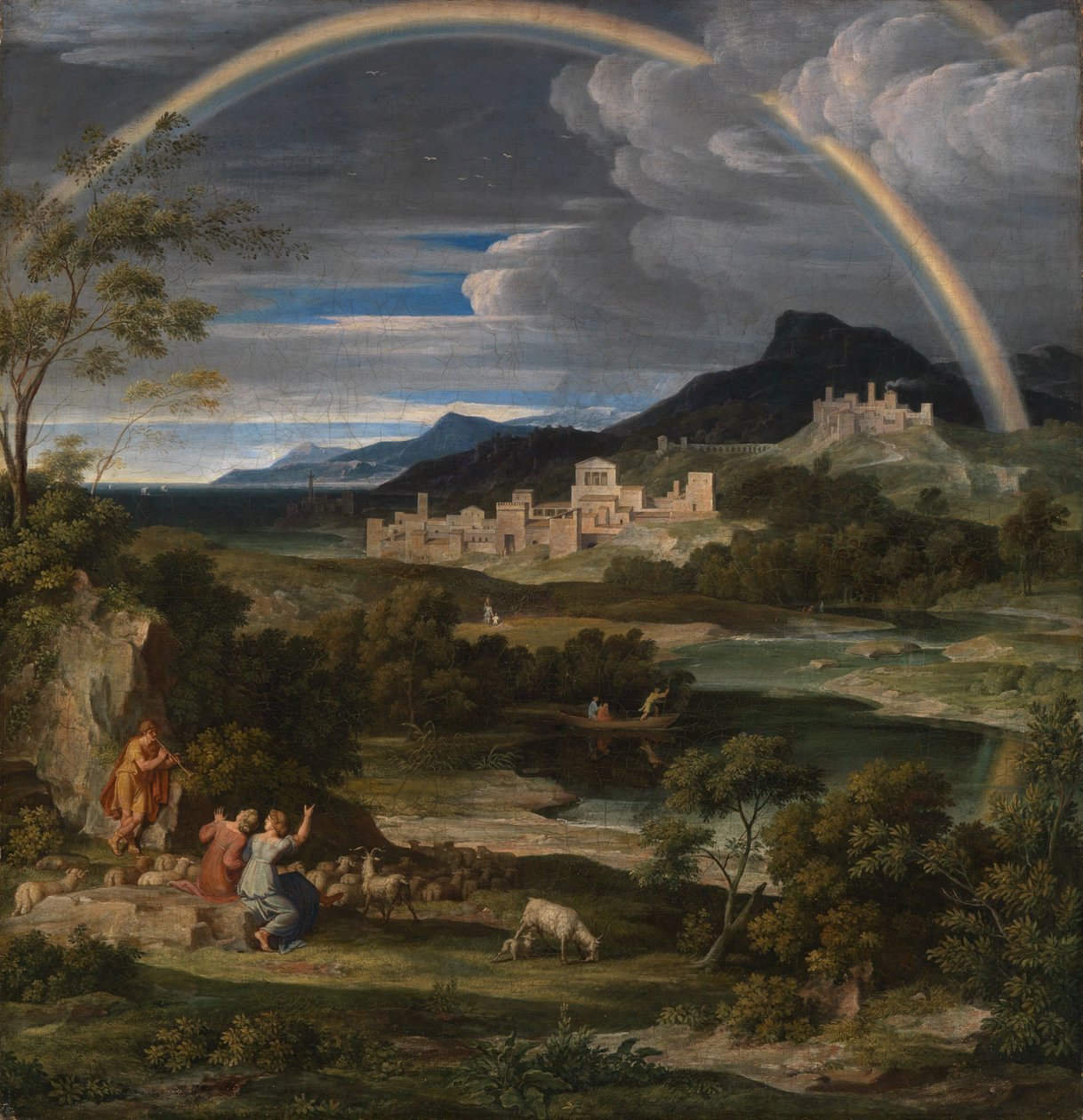 Heroic Landscape with Rainbow by Joseph Anton Koch
