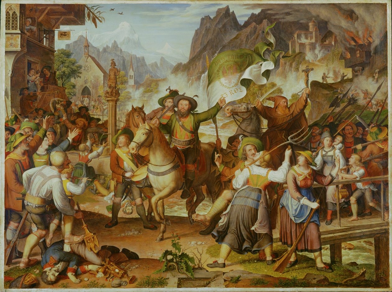Tyrolean Militia by Joseph Anton Koch