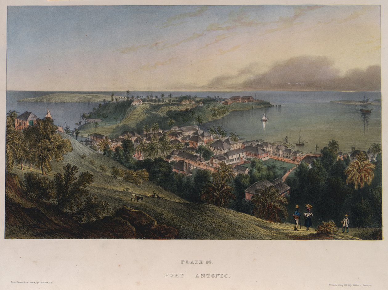 Port Antonio, Jamaica by Joseph Bartholomew Kidd