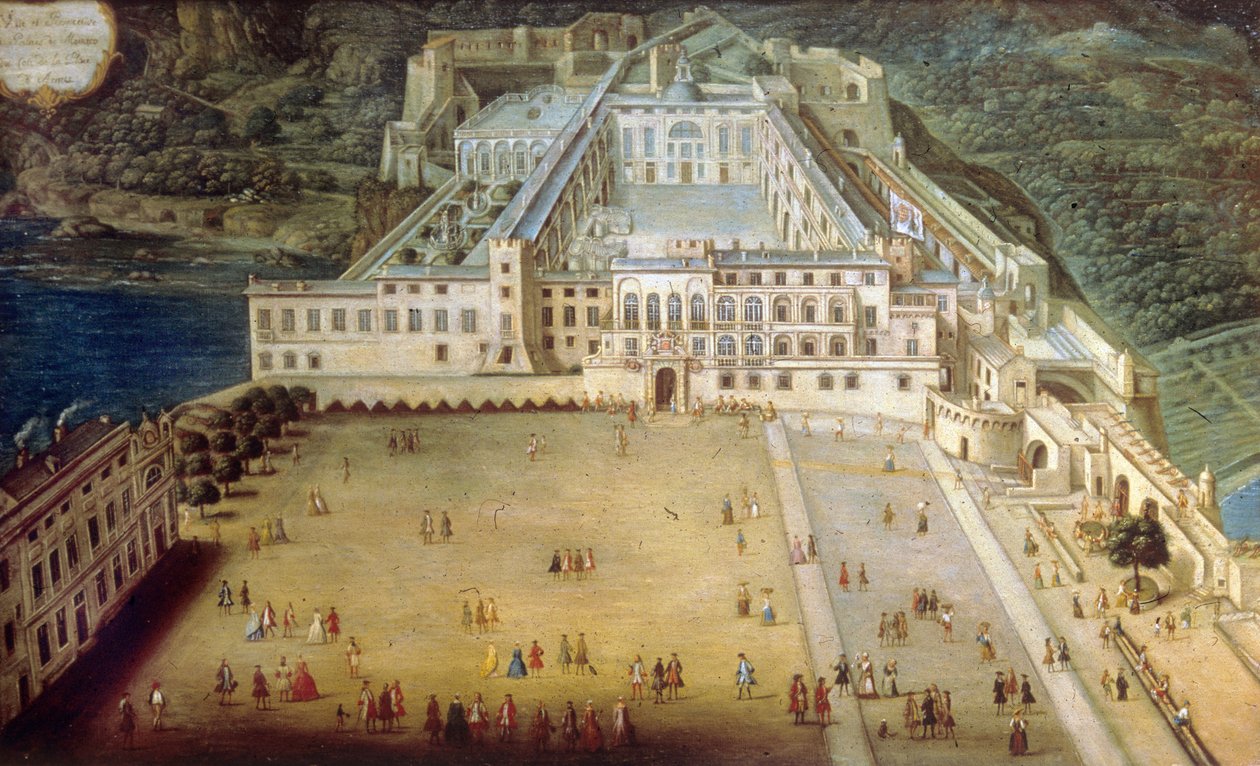 The Palace in Monaco in 1732 by Joseph Bressan