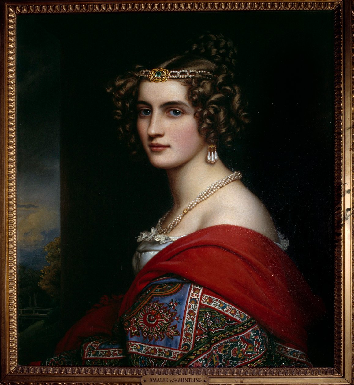 Portrait of Amalie von Schintling by Joseph Carl Stieler