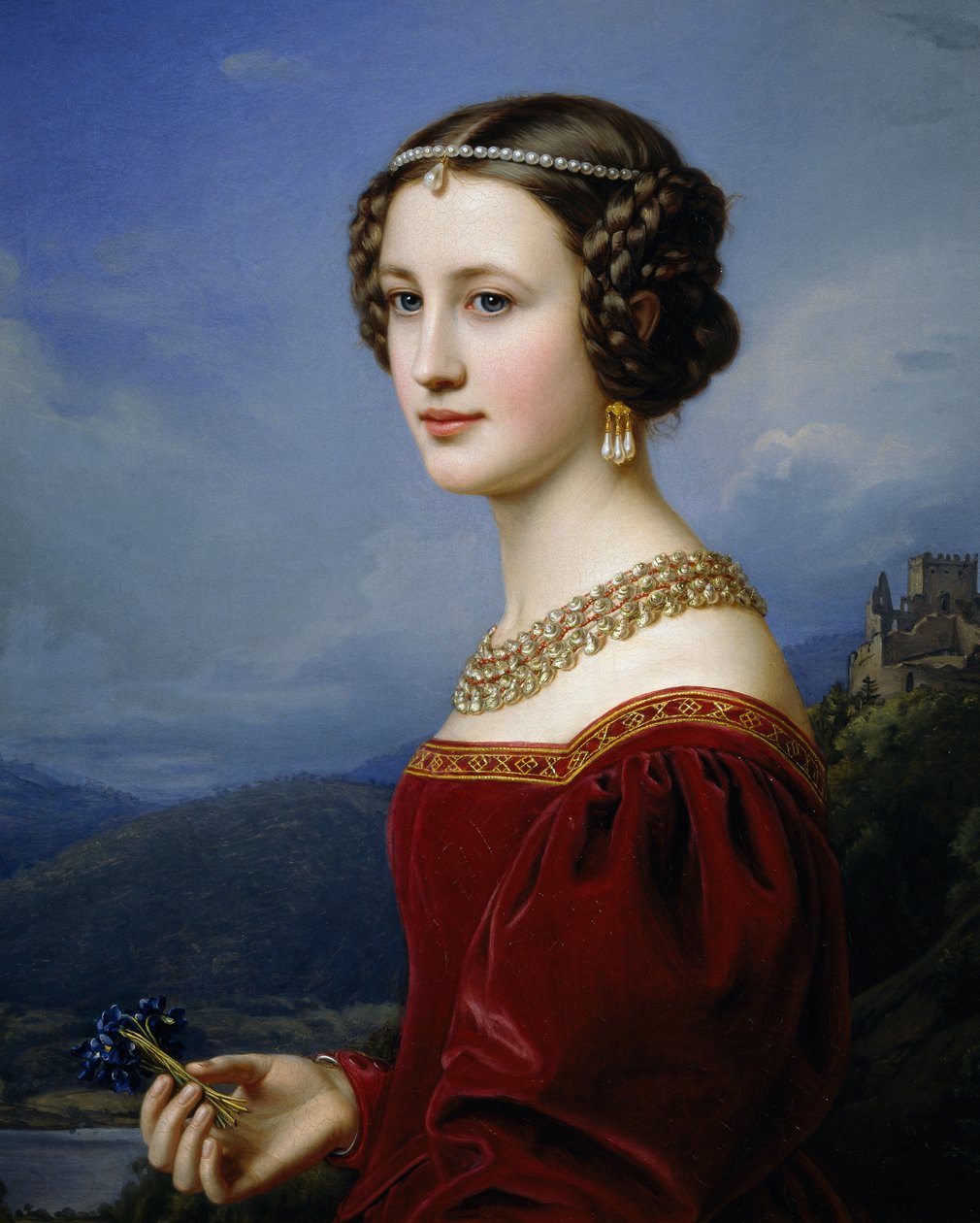 Portrait of Cornelia Vetterlein by Joseph Carl Stieler