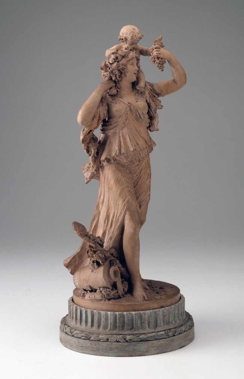 Bacchante Carrying a Child on Her Shoulders by Joseph Charles Marin