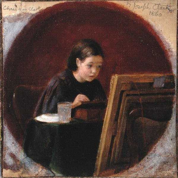Portrait of Christina Mary Clark, c.1860 by Joseph Clark