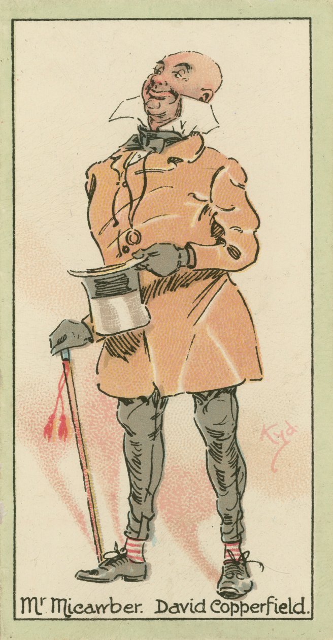 Mr Micawber, David Copperfield by Joseph Clayton (1856-1937) (after) Clarke