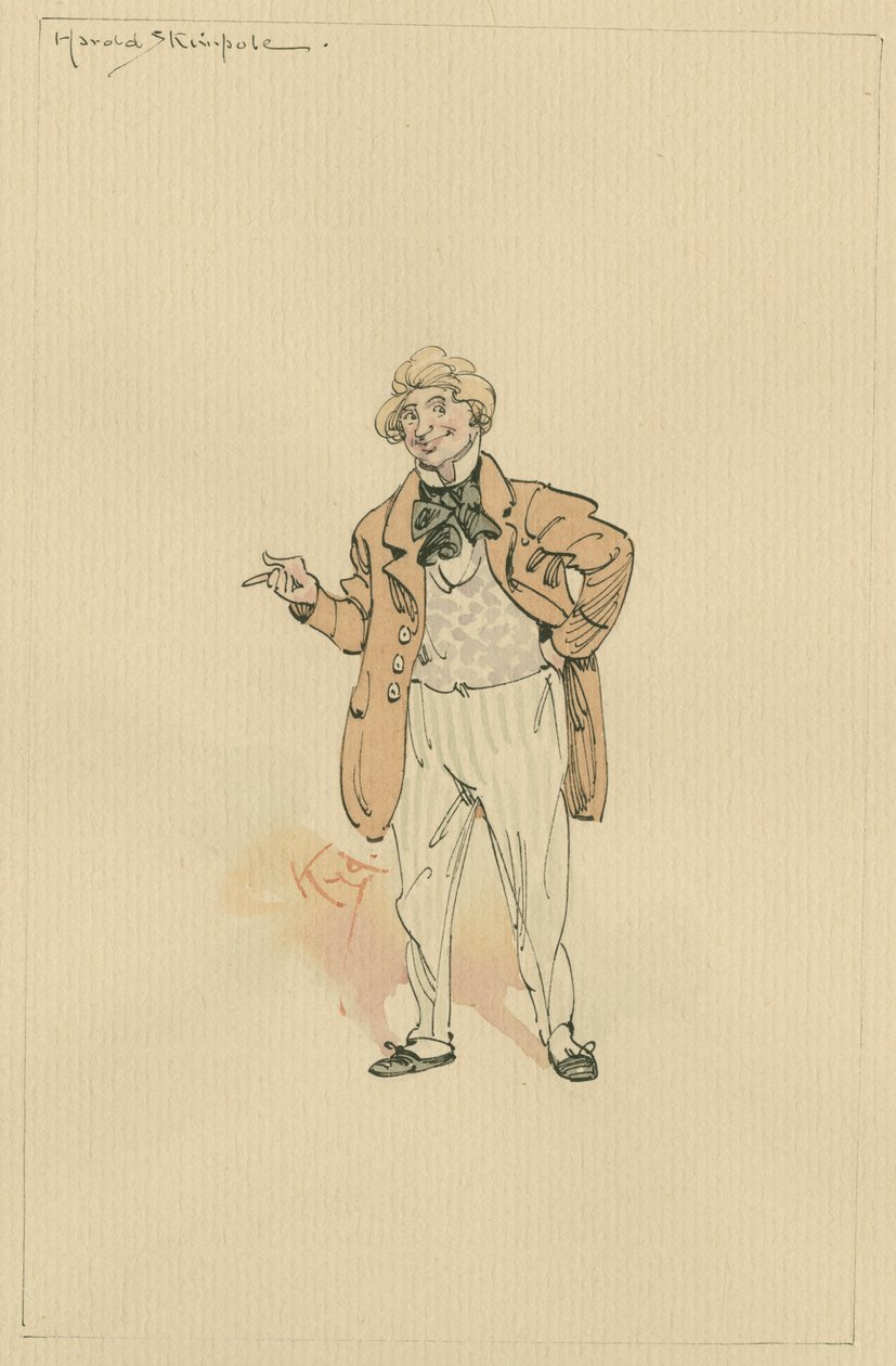 Harold Skimpole, c.1920s by Joseph Clayton Clarke