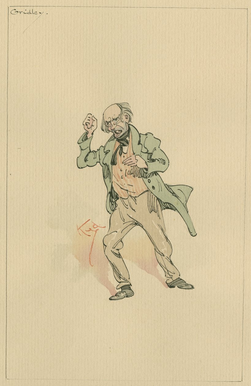 Mr Gridley, c.1920s by Joseph Clayton Clarke