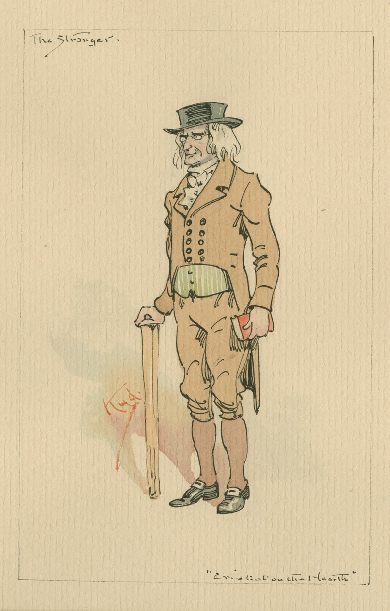 The Stranger, or Edward Plummer - The Cricket on the Hearth by Joseph Clayton Clarke